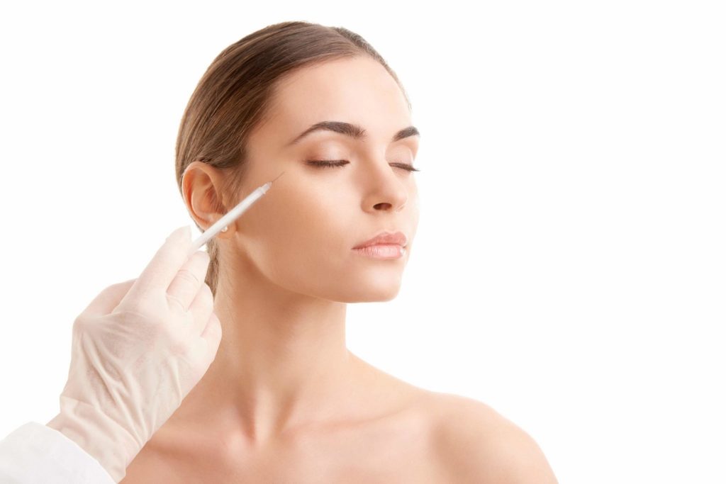 Beautiful girl getting Botox Injection in her face | Bradenton Aesthetics in Bradenton, FL